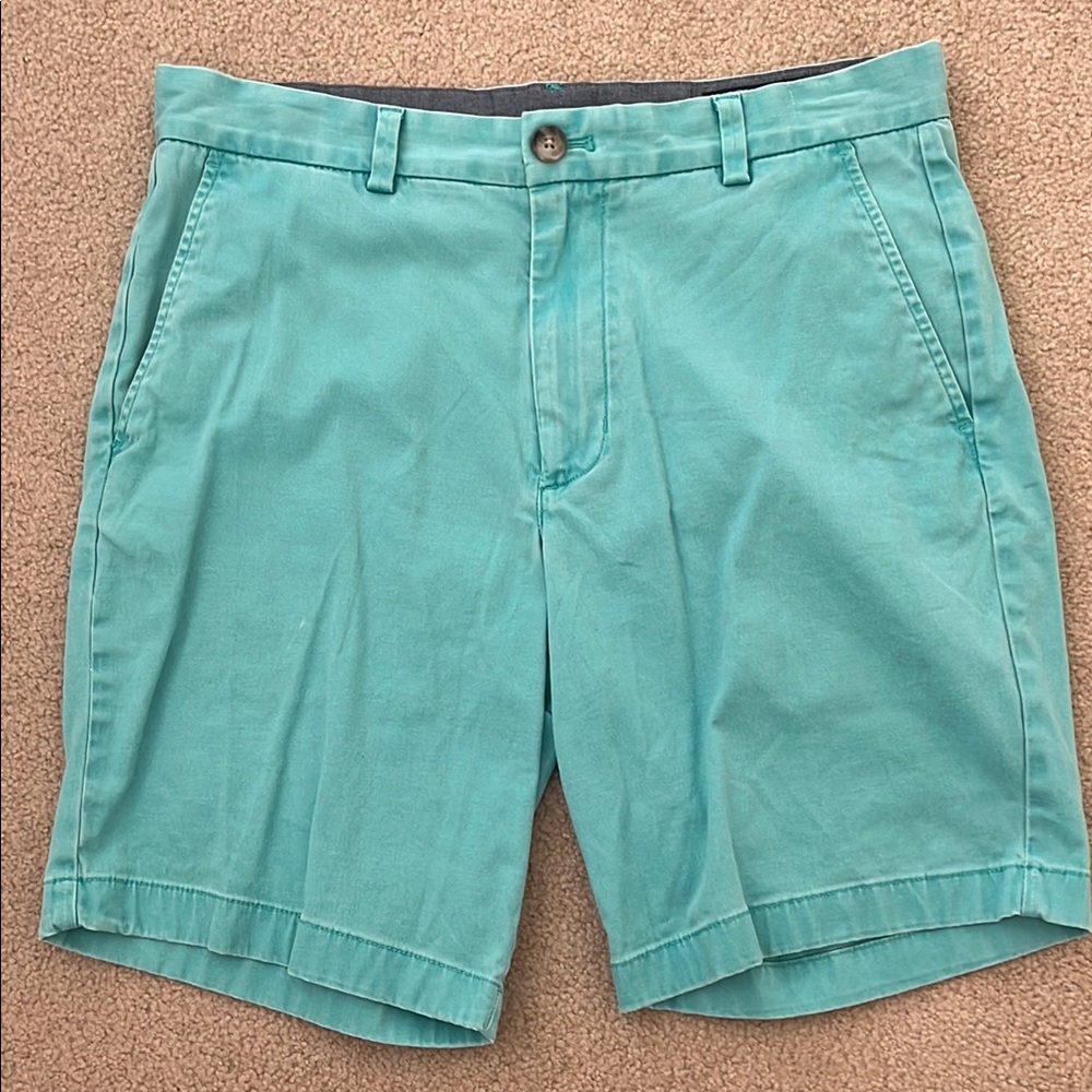 Vineyard Vines Blue Flat Front Shorts